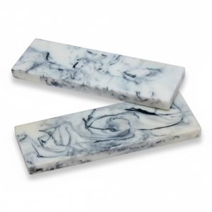 DIY Knife Handle Making Material, Pack of 2 Acrylic Sheets for Laser Cutting and Engraving, Suitable for Knife Handle, Pistol Gun Handle Decoration Timber Handle Plate for Music Instruments (TYPE-13)