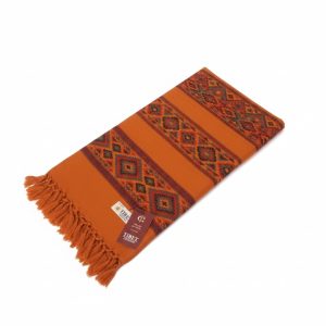 HANDTECHINDIA HT-FINE08 Handloom Wool Meditation Shawl, Oversized Wrap Throw, Gift for Men and Women