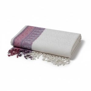 HANDTECHINDIA HT-FINE06 Handloom Wool Meditation Shawl, Oversized Wrap Throw, Gift for Men and Women