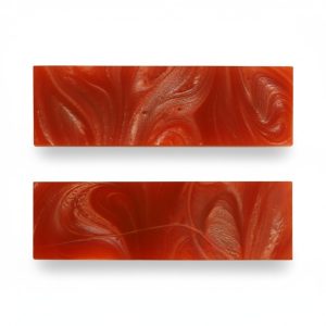 HANDTECHINDIA Mixed Colorful Resin Knife Handle Scales 2pcs Epoxy Resin Knife Handle Blanks for DIY Knife Making, Custom Craft Handles, Durable Decorative Grip Material(Rose)