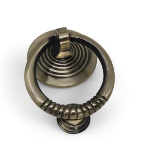 Decorative Golden Brass Door Knocker Victorian Style Brass Door Knocker Door Décor with Antique Finish Heavy Duty Brass Round Maharaja Door Knocker (Ring)