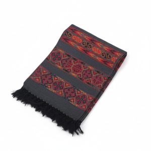 HANDTECHINDIA HT-FINE14 Handloom Wool Meditation Shawl, Oversized Wrap Throw, Gift for Men and Women