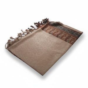 HANDTECHINDIA HT-FINE05 Handloom Wool Meditation Shawl, Oversized Wrap Throw, Gift for Men and Women