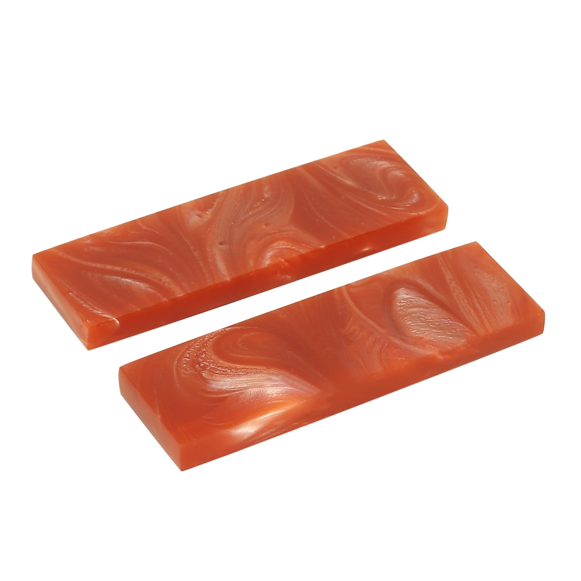 HANDTECHINDIA Resin Knife Scales Blank for DIY Crafts Knife Gun Handle Decoration, Exotic Knife Scales, Timber Handle Plate for Music Instruments (Flamingo)