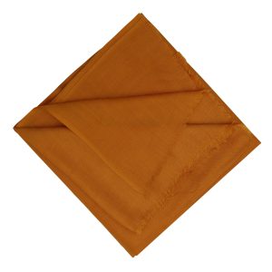 Handmade Wool Meditation Shawl Yoga Prayer Shawl for Spiritual Practice, Mindfulness Healing Wrap Blanket for Men & Women (Marigold)